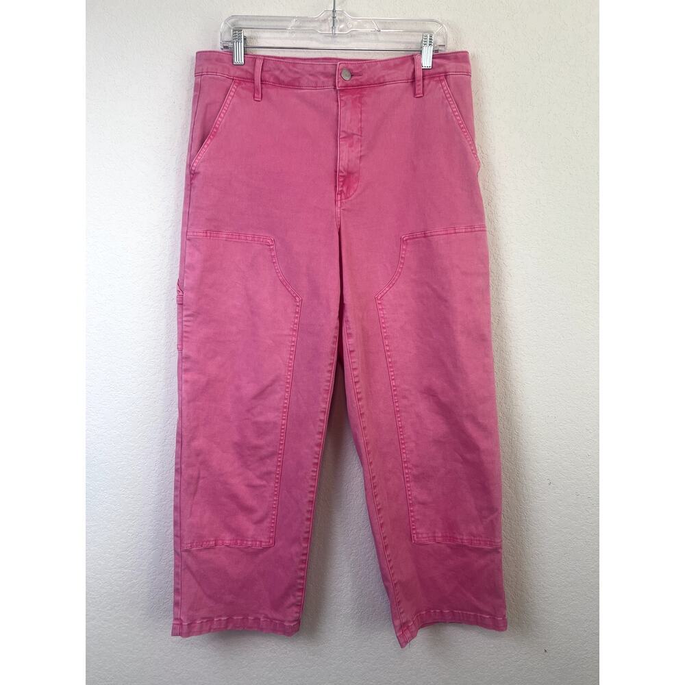 Chic Pistola Ashton Pink Straight Leg Carpenter Ankle Pants